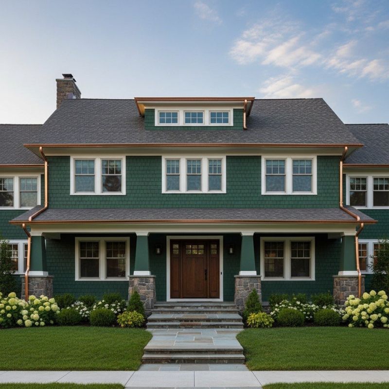 Copper Gutter Service detail